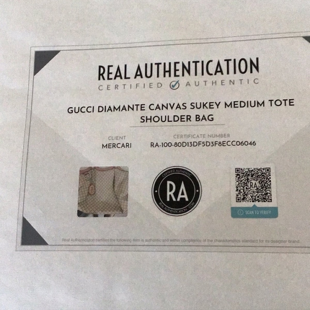 ****( Gucci Diamante Canvas Sukey Bag..AUTHENTIC PAPERS - Picture 2 of 13